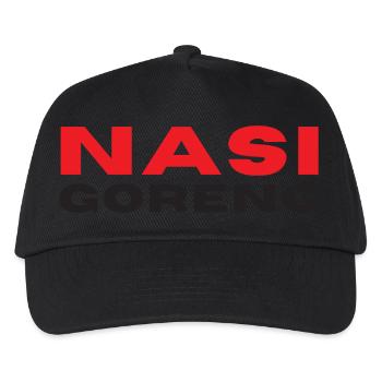 INDONET Nasi Goreng - Kinder Basecap - Schwarz - Vorne