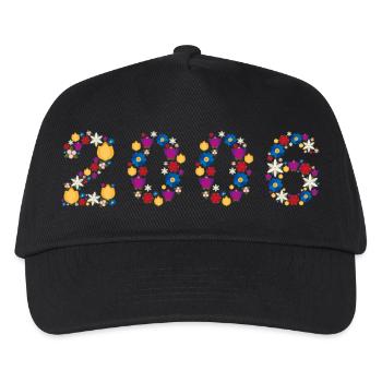 Flowers 2006 - Kinder Basecap - Schwarz - Vorne