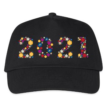 Fleurs 2021 - Casquette de baseball Enfant - noir - Devant