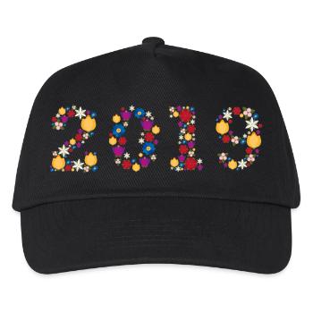Fleurs 2019 - Casquette de baseball Enfant - noir - Devant