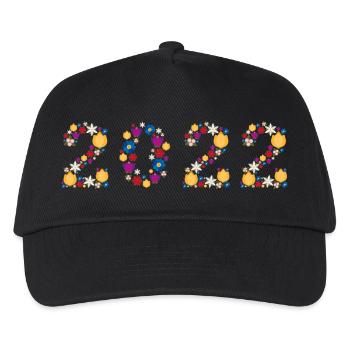 Flowers 2022 - Kinder Basecap - Schwarz - Vorne