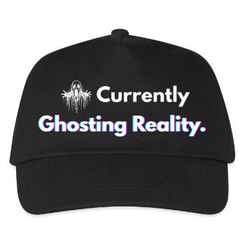 Aktuell Ghosting Reality Shirt - Kinder Basecap - Schwarz - Vorne