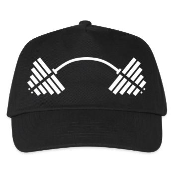 Max Power GYM: Workout & Motivation - Kinder Basecap - Schwarz - Vorne