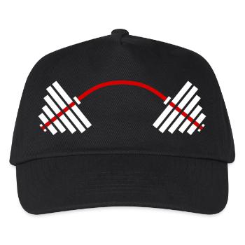 Max Power GYM: Workout & Motivation - Kinder Basecap - Schwarz - Vorne