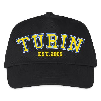 Turin Est.2005 - Kinder Basecap - Schwarz - Vorne