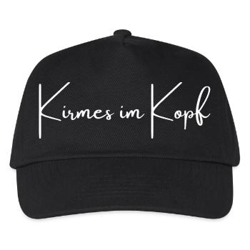 Kirmes im Kopf | Greysoul Thoughts - Kinder Basecap - Schwarz - Vorne