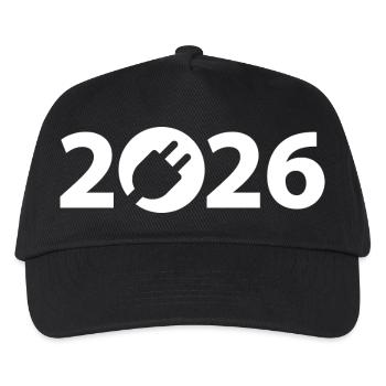 Electrician 2026, Electronics Technician 2026 - Kids’ Baseball Cap - black - Front