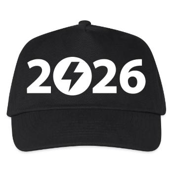 High Voltage 2026, Electrician 2026 - Kids’ Baseball Cap - black - Front