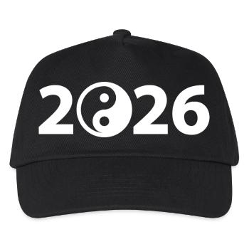 Ying Yang 2026, Harmonie 2026, Symbole du Yoga 2026 - Casquette de baseball Enfant - noir - Devant
