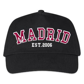 Madrid Fondé en 2006 - Casquette de baseball Enfant - noir - Devant