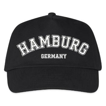 Hamburg Germany College Style Souvenir - Kids’ Baseball Cap - black - Front