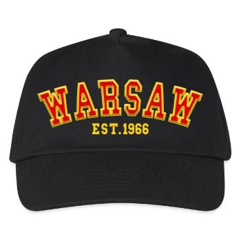 Varsovie fondée en 1966 - Casquette de baseball Enfant - noir - Devant