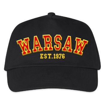 Varsovie fondée en 1976 - Casquette de baseball Enfant - noir - Devant