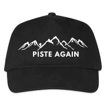 WIEDER PIE. SKI. SKI-WINDESPORT - Kinder Basecap - Schwarz - Vorne