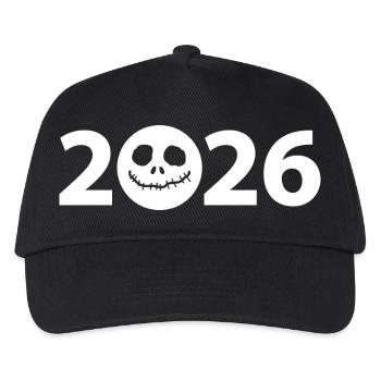 Skull 2026 Halloween 2026 Jack-O-Lantern 2026 - Kids’ Baseball Cap - black - Front