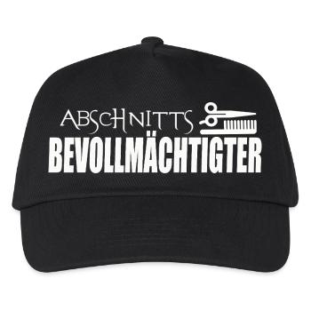 ABSCHNITTSBEVOLLMÄCHTIGTER - Kinder Basecap - Schwarz - Vorne