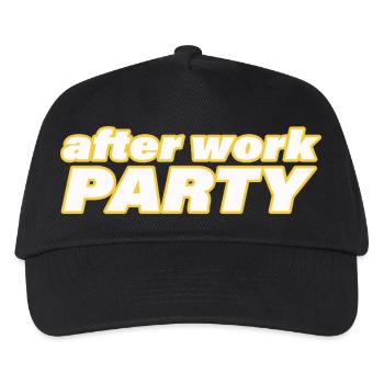 AFTER WORK PARTY - Kids’ Baseball Cap - black - Front