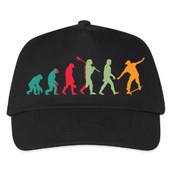Evolution Skater - Kinder Basecap - Schwarz - Vorne