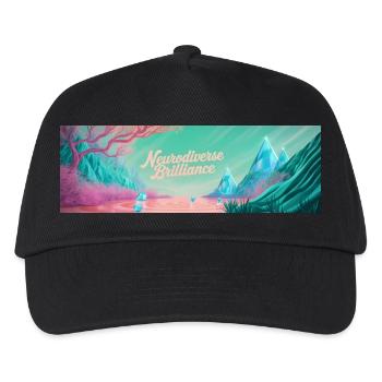 Neurodiverse Brilliance - Kids’ Baseball Cap - black - Front