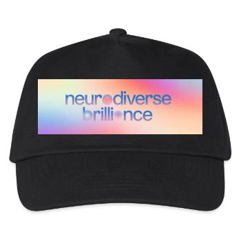 Neurodiverse Brilliance - Kids’ Baseball Cap - black - Front