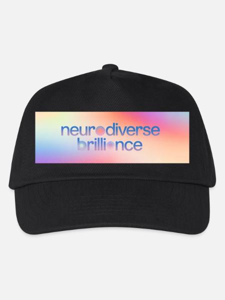 Neurodiverse Brilliance - Kinder Basecap - Schwarz