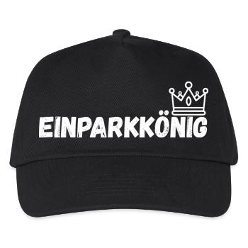 Einparkkonig_schwarz - Casquette de baseball Enfant - noir - Devant