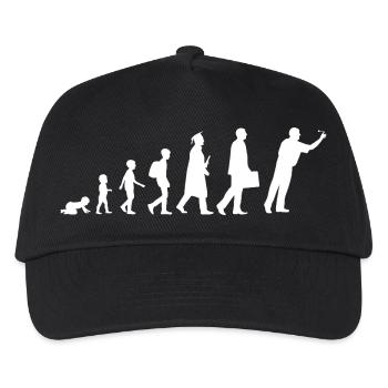 Enfant joueur de fléchettes - Casquette de baseball Enfant - noir - Devant