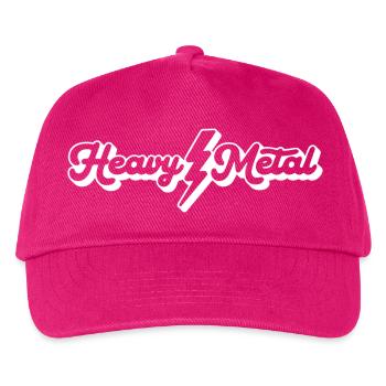 Heavy Metal Script - Kinder Basecap - Fuchsia - Vorne