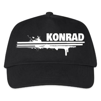 Malerei Konrad - Kinder Basecap - Schwarz - Vorne
