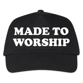 Made To Worship - Kids’ Baseball Cap - black - Front