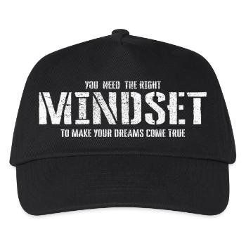 Mentalité - Casquette de baseball Enfant - noir - Devant