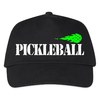Pickleball - Kinder Basecap - Schwarz - Vorne