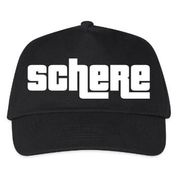 Schere - Kinder Basecap - Schwarz - Vorne