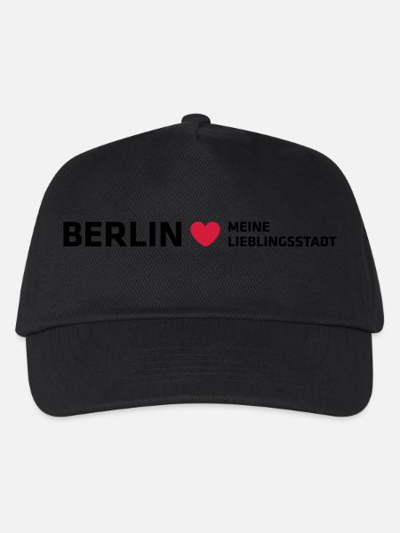 Berlin Meine Lieblingsstadt - Kinder Basecap - Schwarz