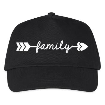 Family - Kids’ Baseball Cap - black - Front