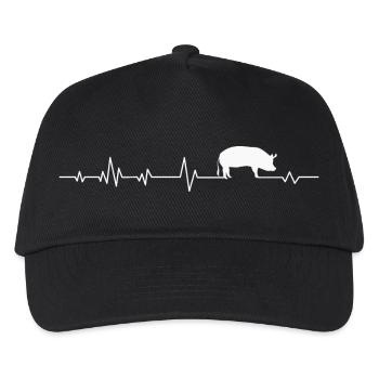 Cochons Cochons - Casquette de baseball Enfant - noir - Devant