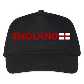 angleterre - Casquette de baseball Enfant - noir - Devant