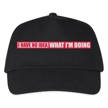 Aucune idée - Casquette de baseball Enfant - noir - Devant