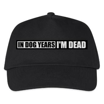in dog years Dead - Kids’ Baseball Cap - black - Front