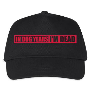in dog years Dead - Kids’ Baseball Cap - black - Front