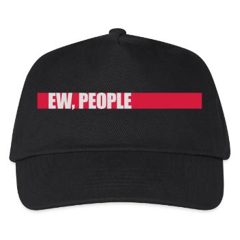 ew people funny quote - Kids’ Baseball Cap - black - Front