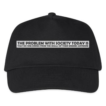 boissons de crânes ennemis - Casquette de baseball Enfant - noir - Devant