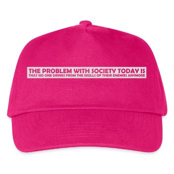 boissons de crânes ennemis - Casquette de baseball Enfant - fuchsia - Devant