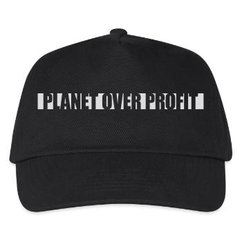 Planète sur le devis de profit - Casquette de baseball Enfant - noir - Devant