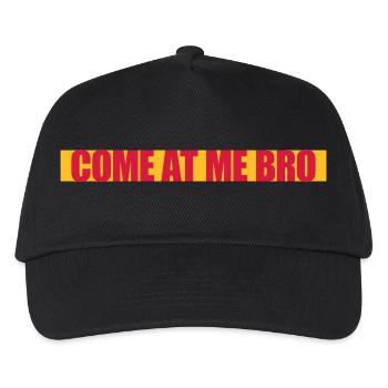 come at me bro - Kids’ Baseball Cap - black - Front