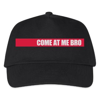 come at me bro - Kids’ Baseball Cap - black - Front