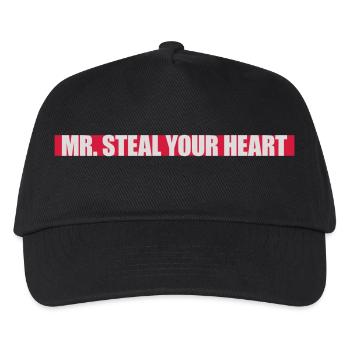 mr steal your heart - Kids’ Baseball Cap - black - Front