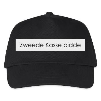 Rastergrafik - Kinder Basecap - Schwarz - Vorne