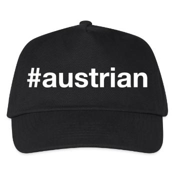 AUSTRIAN Austria - Kids’ Baseball Cap - black - Front