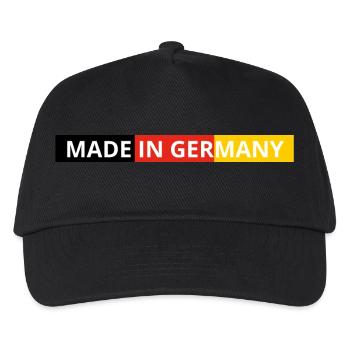 Made in Germany - Kids’ Baseball Cap - black - Front